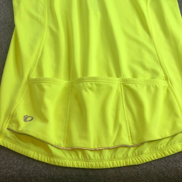 Pearl Izumi Cycling Vest Mens XXL 2XL Yellow Hi Vis Water Bottle Pockets Zip - Picture 7 of 8